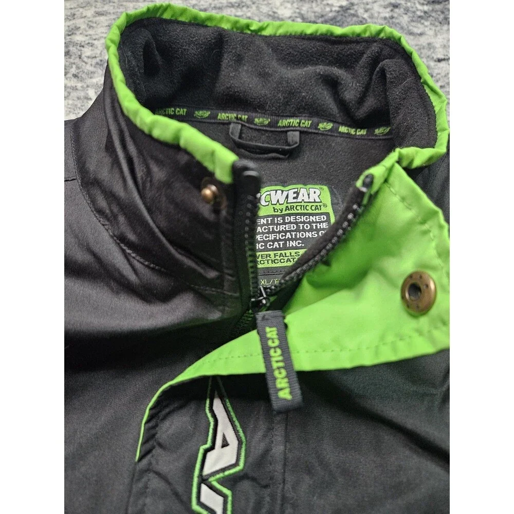 Vintage 90s Arctic Cat Arcticwear Fleece Lined Jacket Coat SIZE XL Snowmobile